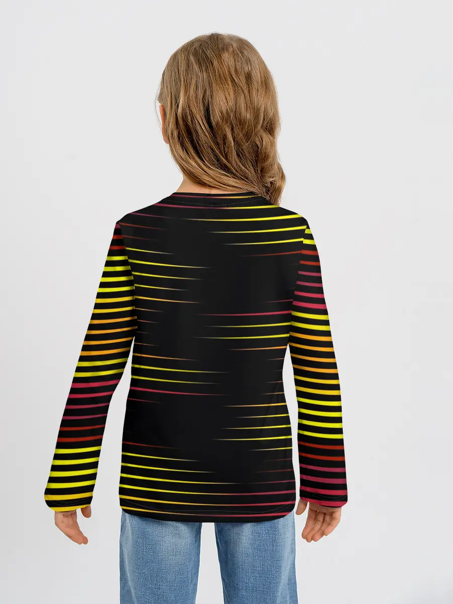 Детский лонгслив / HORIZONTAL GEOMETRY