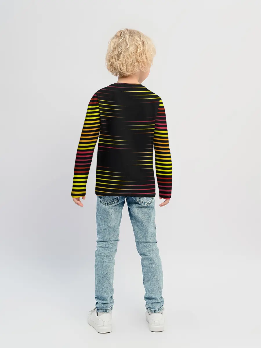 Детский лонгслив / HORIZONTAL GEOMETRY
