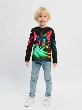 Детский лонгслив / Valorant | Neon