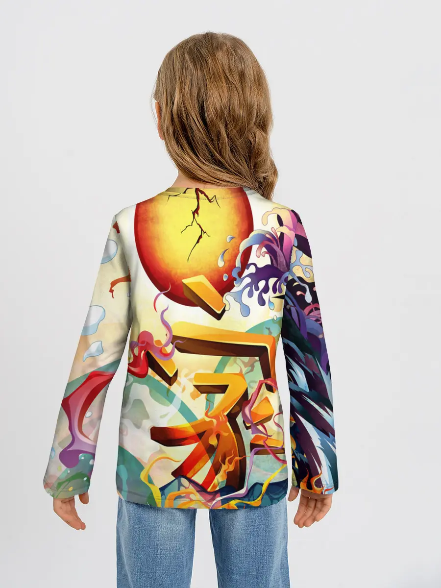 Детский лонгслив / Dsquared tatoo