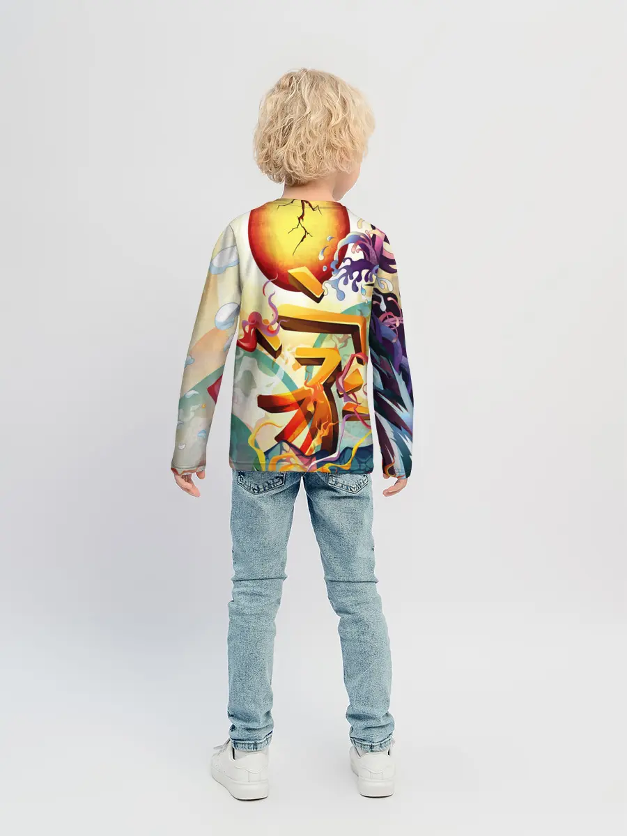 Детский лонгслив / Dsquared tatoo