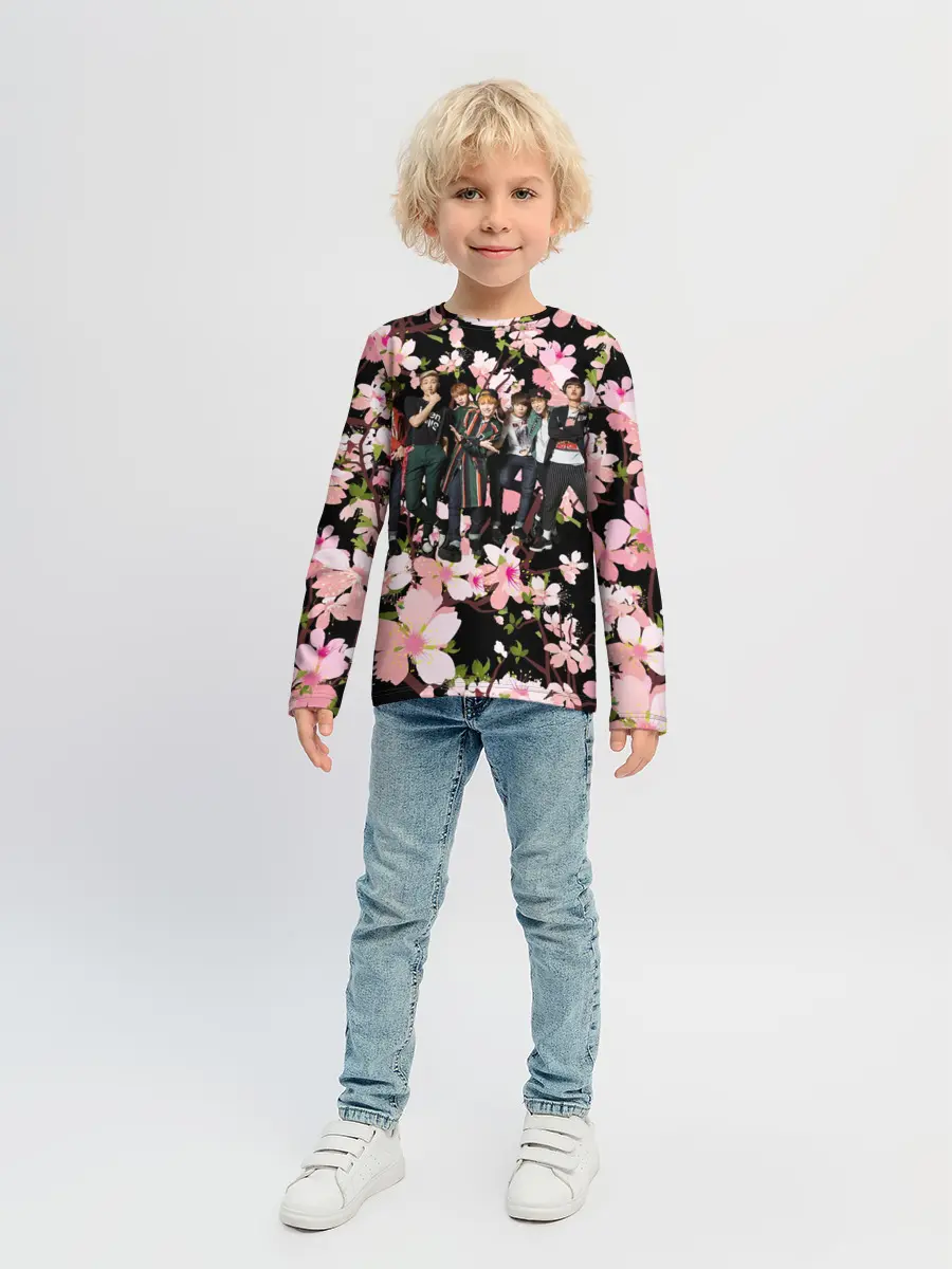 Детский лонгслив / BTS | Sakura