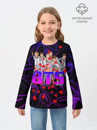 Детский лонгслив / BTS | Бойбенд