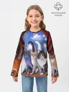 Детский лонгслив / Коты