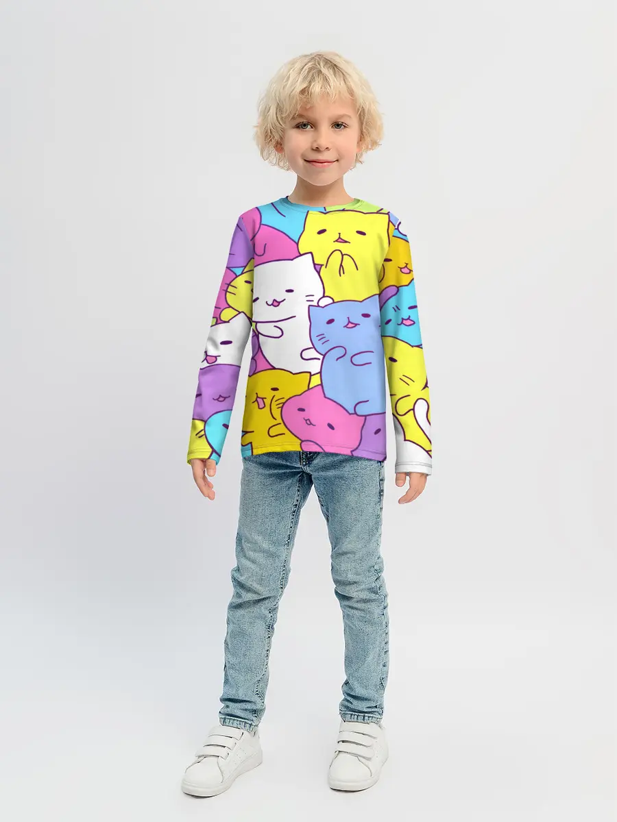 Детский лонгслив / МИЛЫЕ КОТЯТКИ