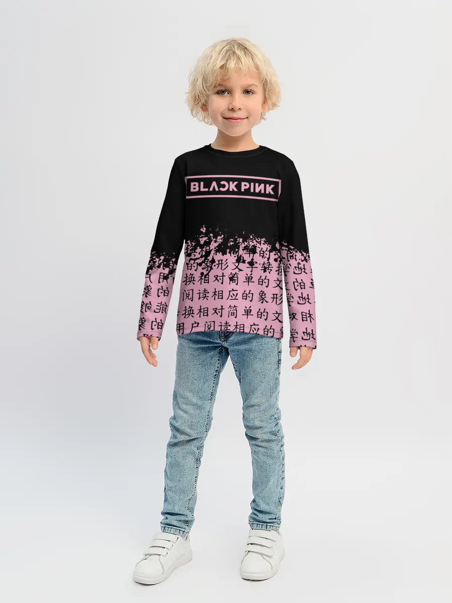 Детский лонгслив / BlackPink
