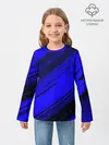 Детский лонгслив / Blue and Black