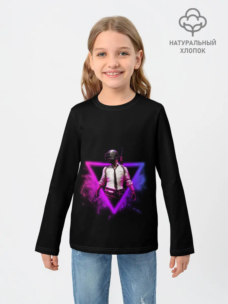 Детский лонгслив / Pubg