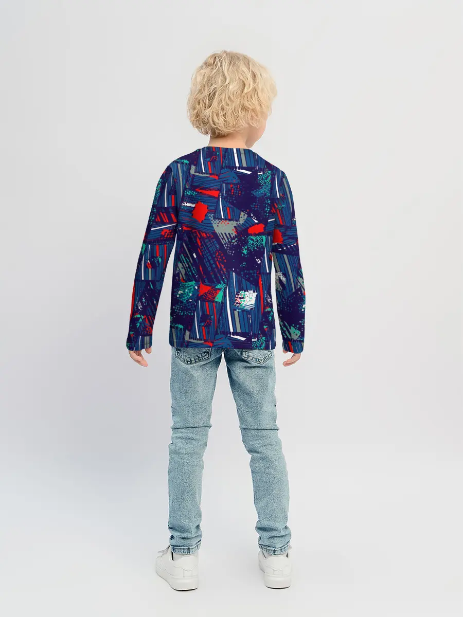 Детский лонгслив / Спортивный стиль