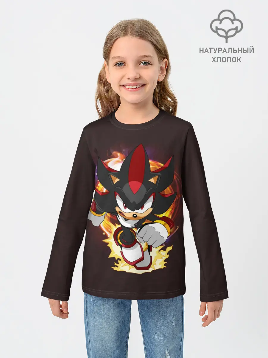 Детский лонгслив / Sonic. Шедоу