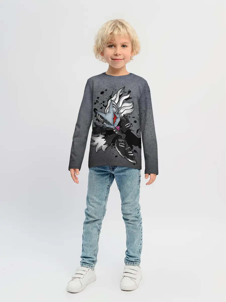 Детский лонгслив / Cat Sonic