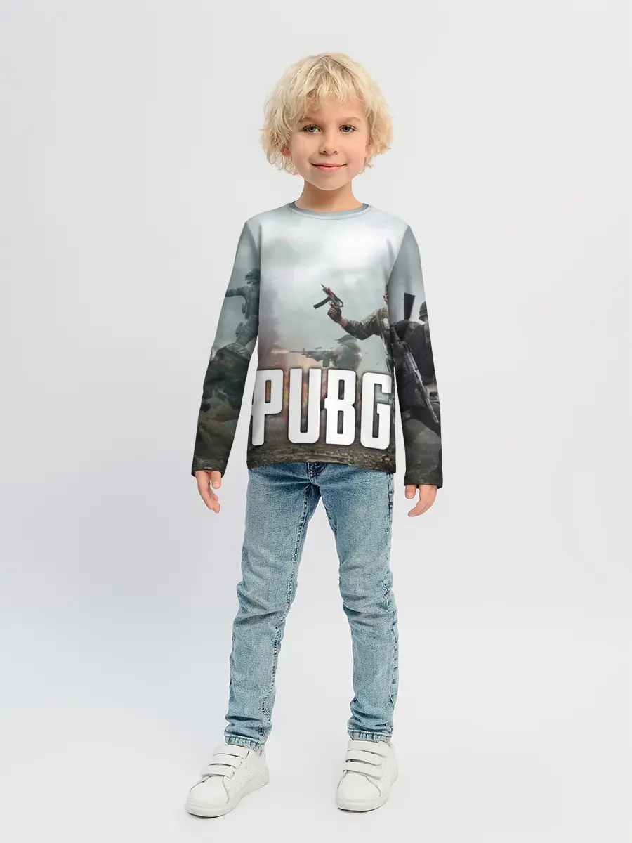 Детский лонгслив / Pubg