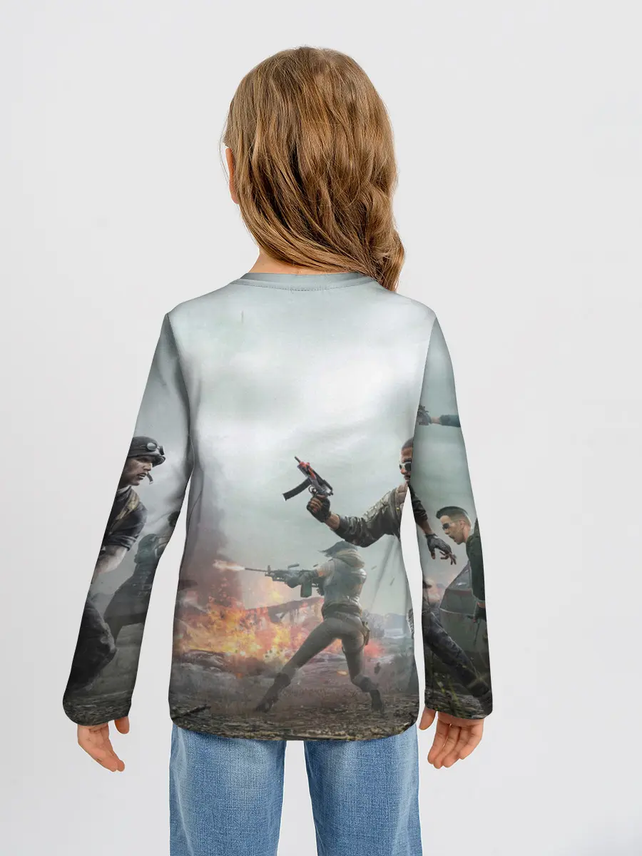 Детский лонгслив / Pubg