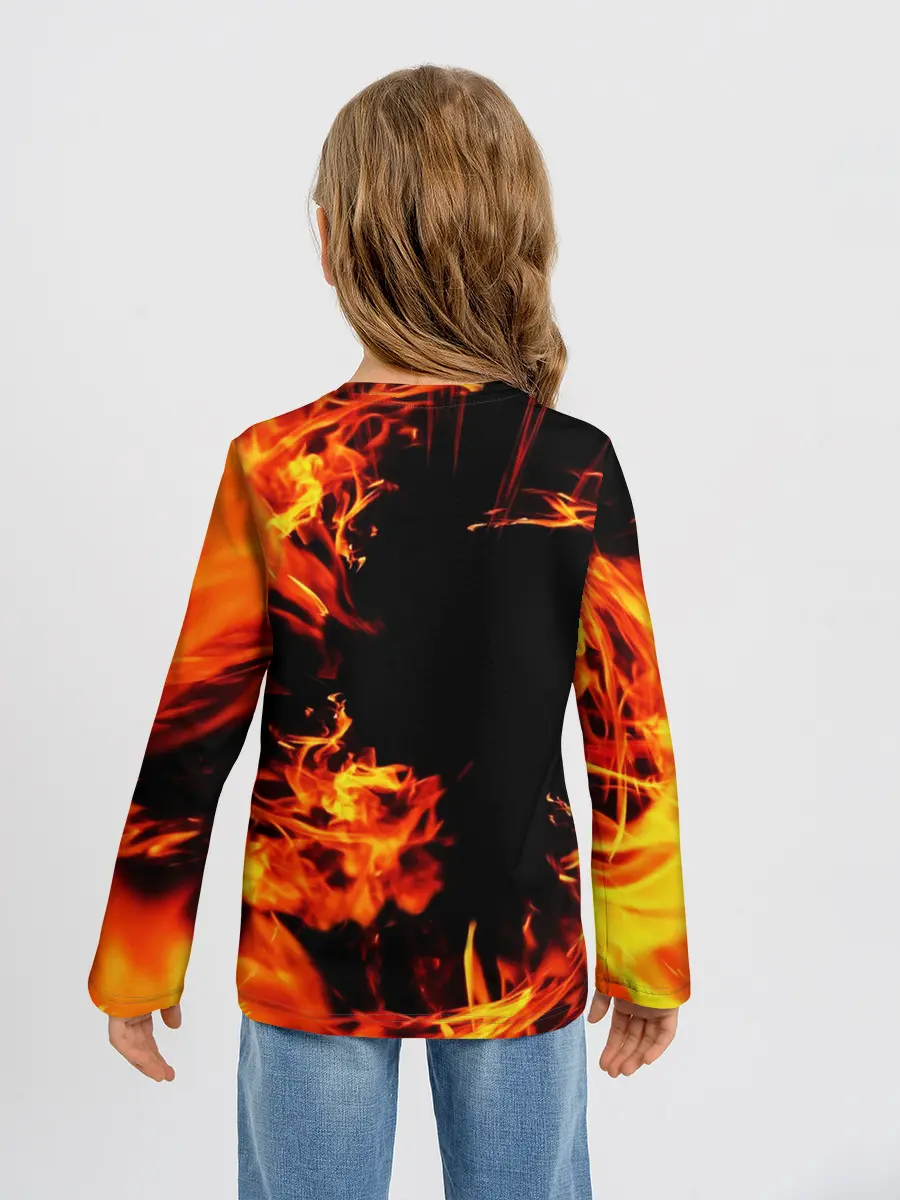 Детский лонгслив / ОГОНЬ | FIRE