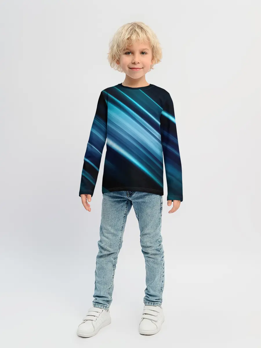 Детский лонгслив / GEOMETRY STRIPES