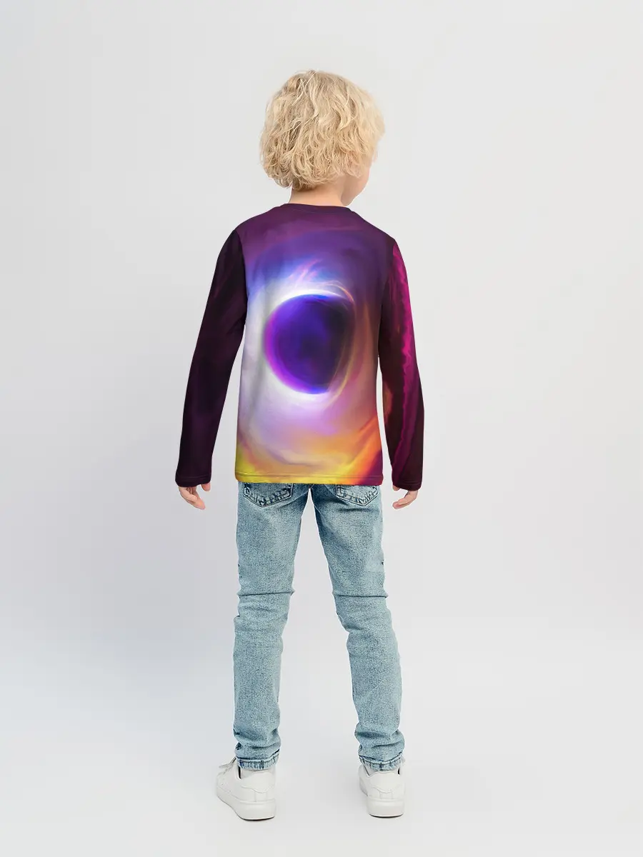 Детский лонгслив / ЧЁРНАЯ ДЫРА