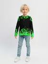 Детский лонгслив / GREEN FIRE | ОГОНЬ