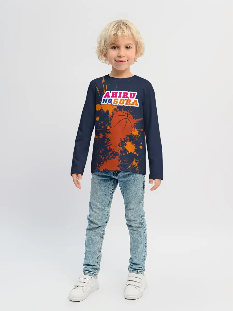 Детский лонгслив / Ahiru no Sora