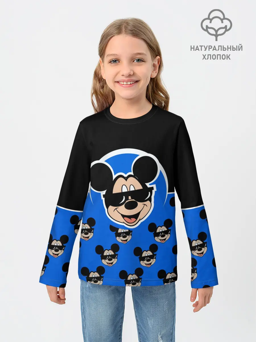 Детский лонгслив / Disney.Микки Маус