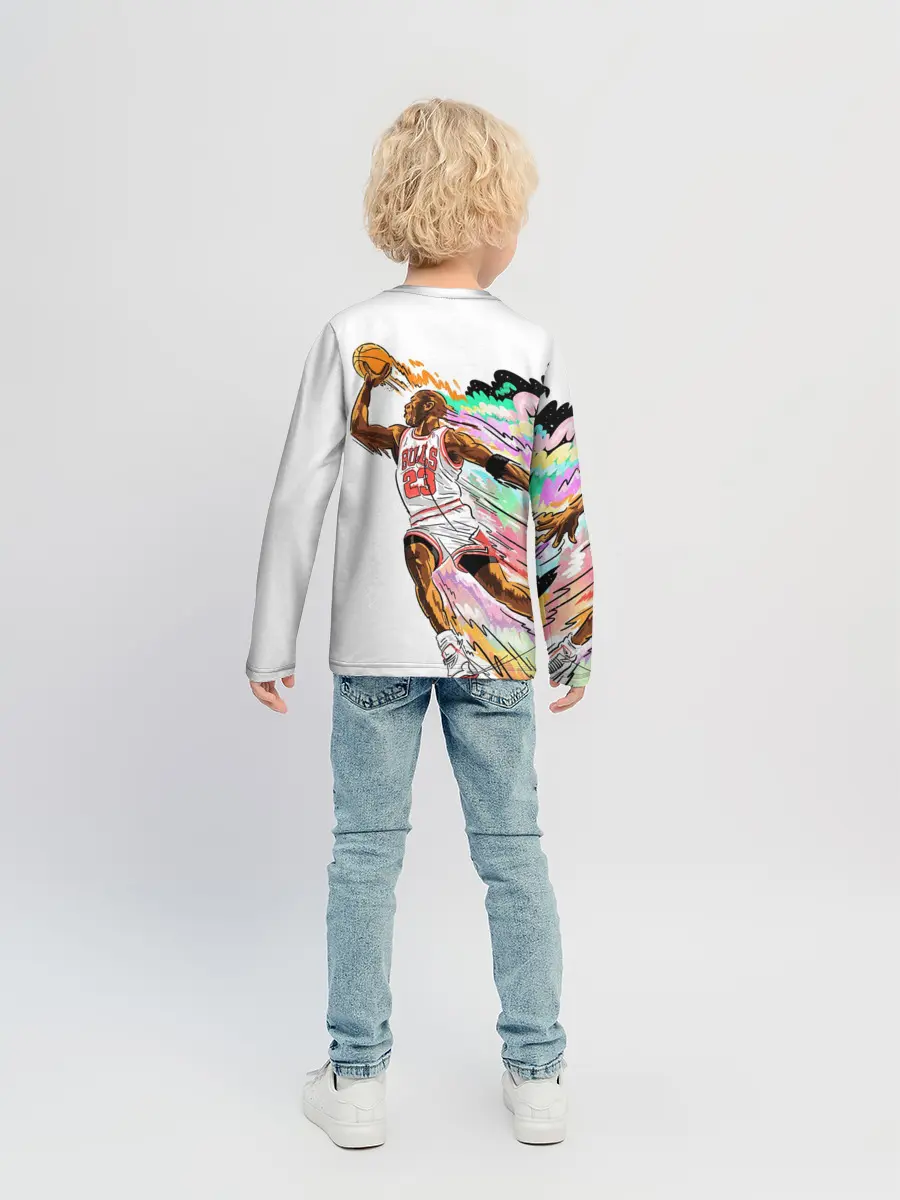 Детский лонгслив / МАЙКЛ ДЖОРДАН