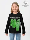 Детский лонгслив / MINECRAFT CREEPER