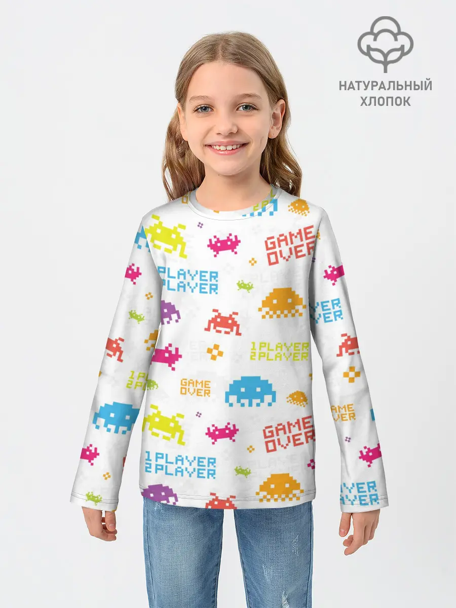 Детский лонгслив / Players
