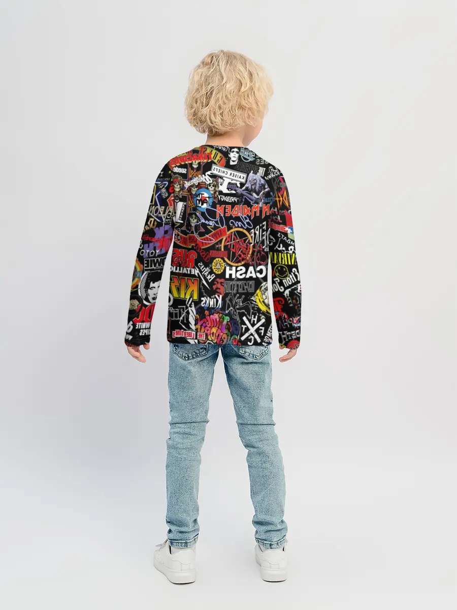 Детский лонгслив / Rock | Логотипы