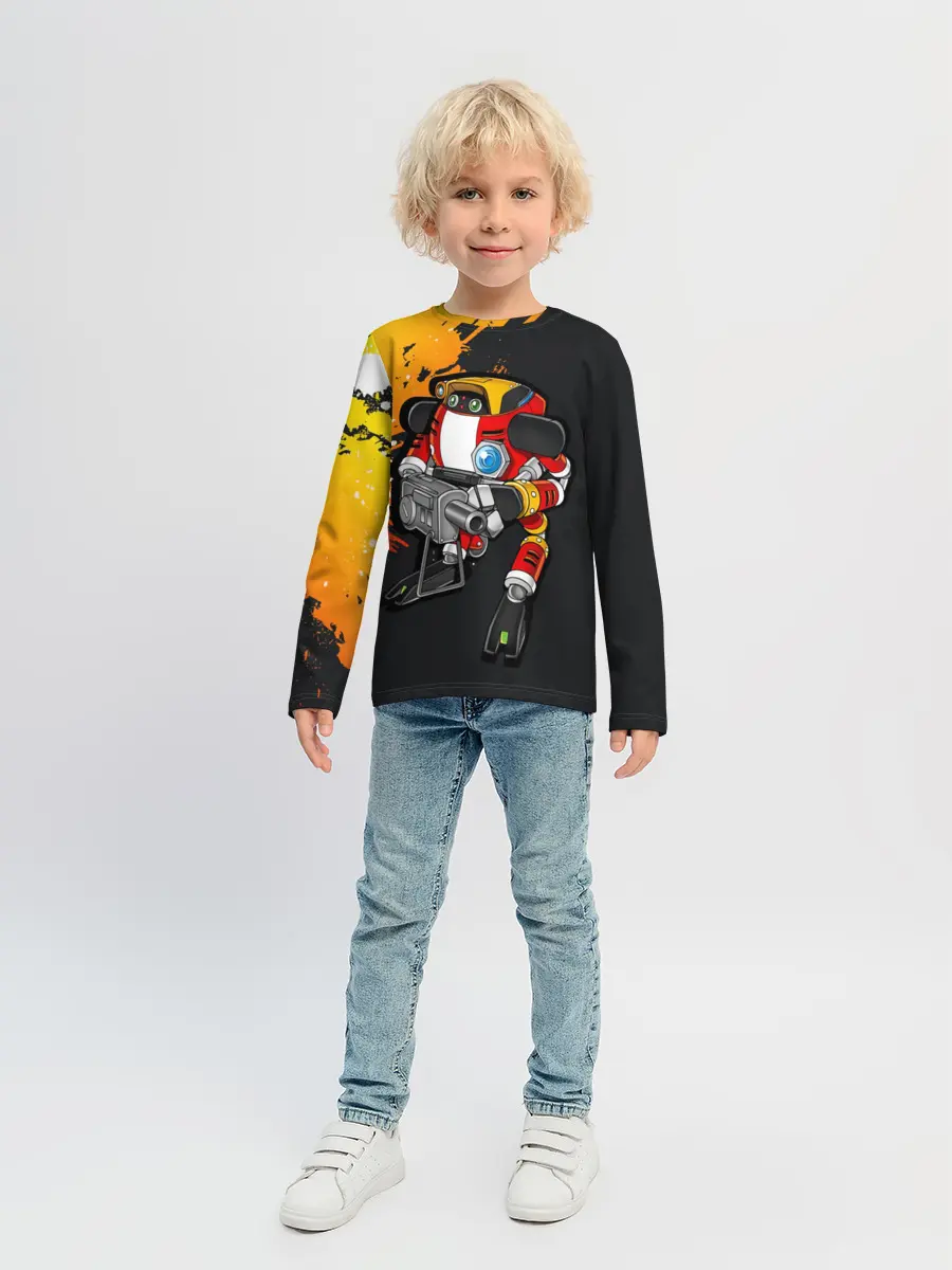 Детский лонгслив / Sonic. E-102 Гамма