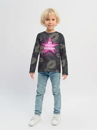 Детский лонгслив / Im from Russia