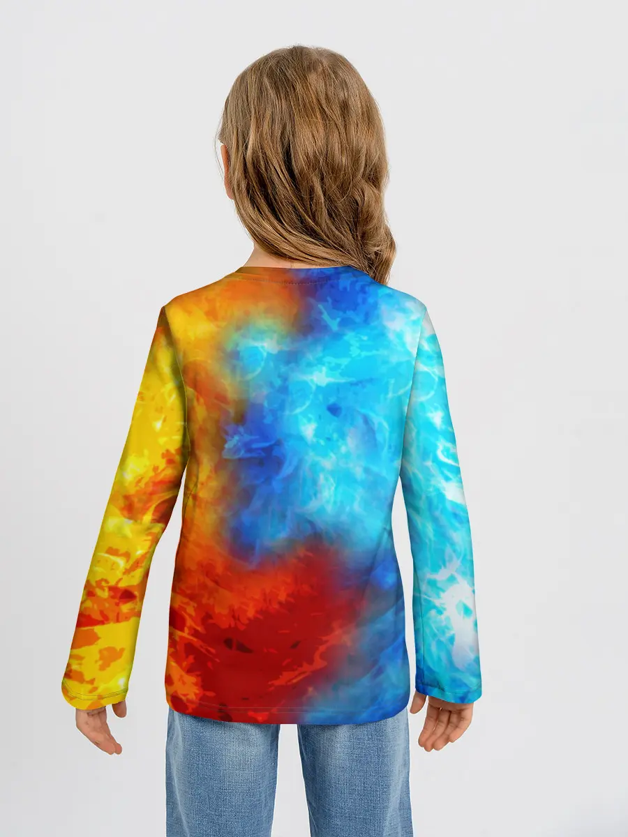 Детский лонгслив / Sans | Огни