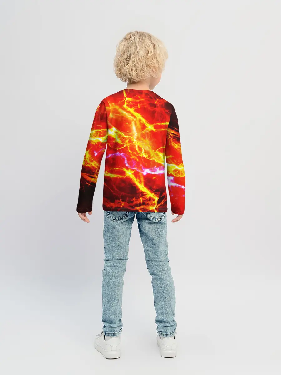 Детский лонгслив / УДАРЫ МОЛНИИ