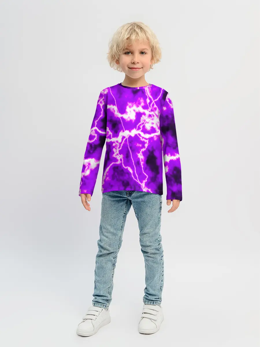 Детский лонгслив / НЕОНОВАЯ СТИХИЯ