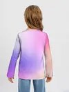 Детский лонгслив / светлый градиент розовый мода