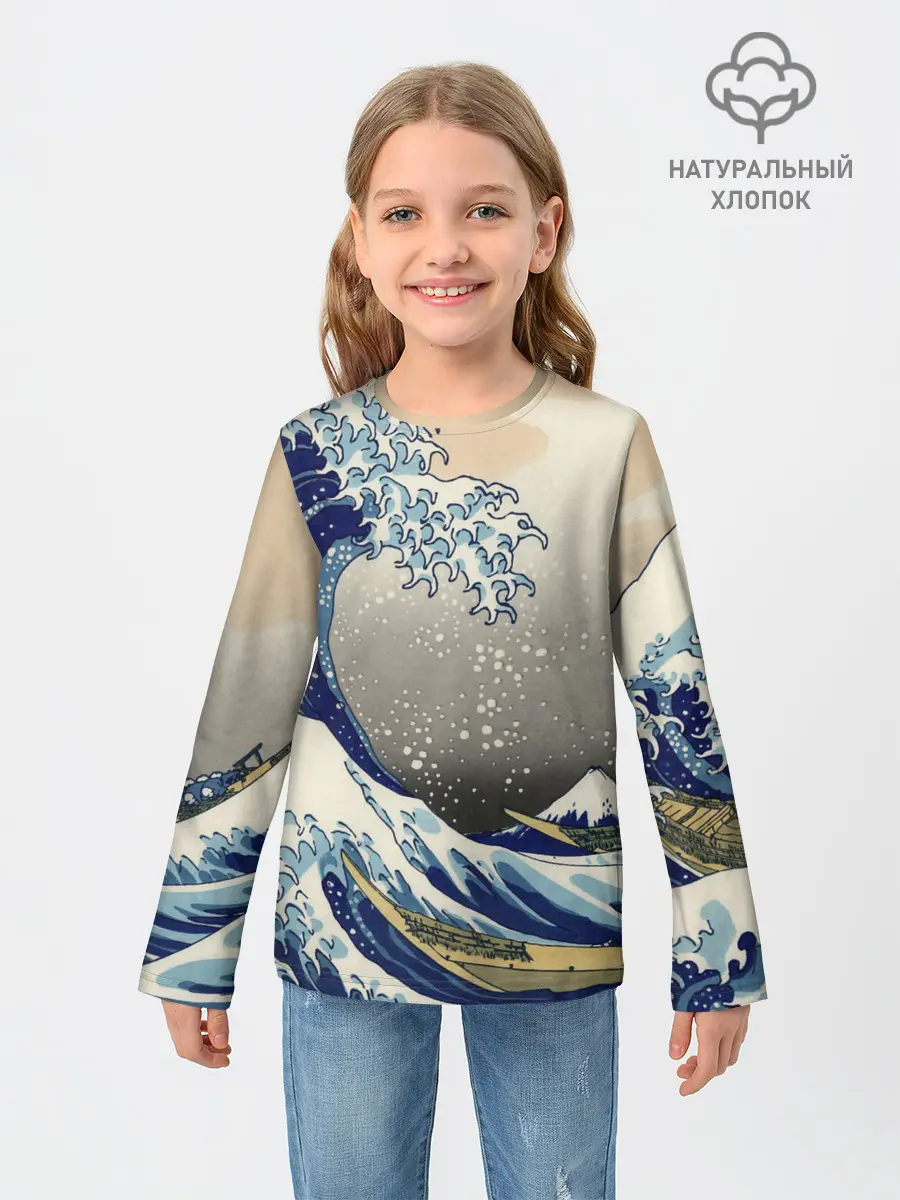 Детский лонгслив / ЯПОНСКАЯ КАРТИНА