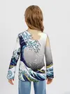 Детский лонгслив / The great wave off kanagawa