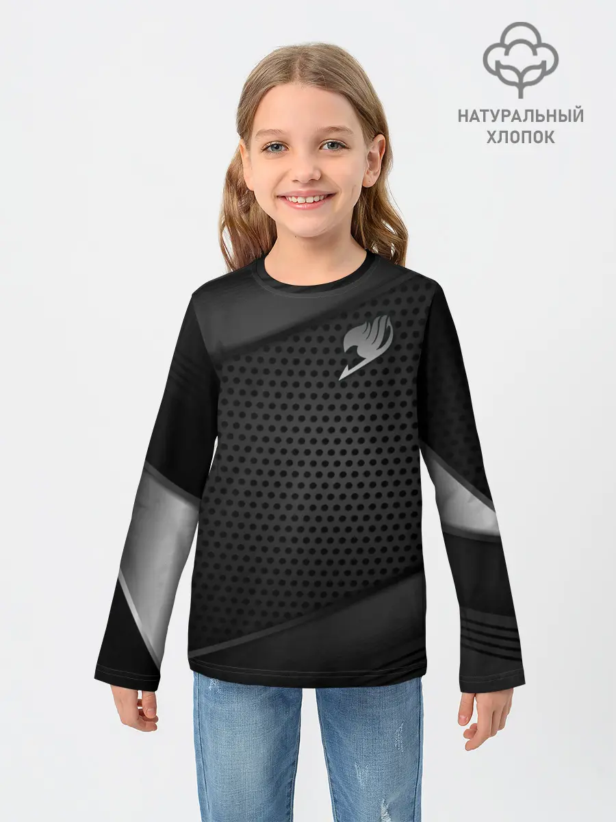 Детский лонгслив / Хвост Феи металлик