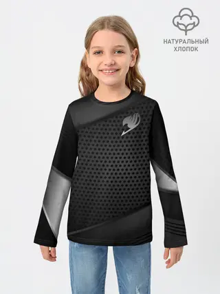 Детский лонгслив / Хвост Феи металлик