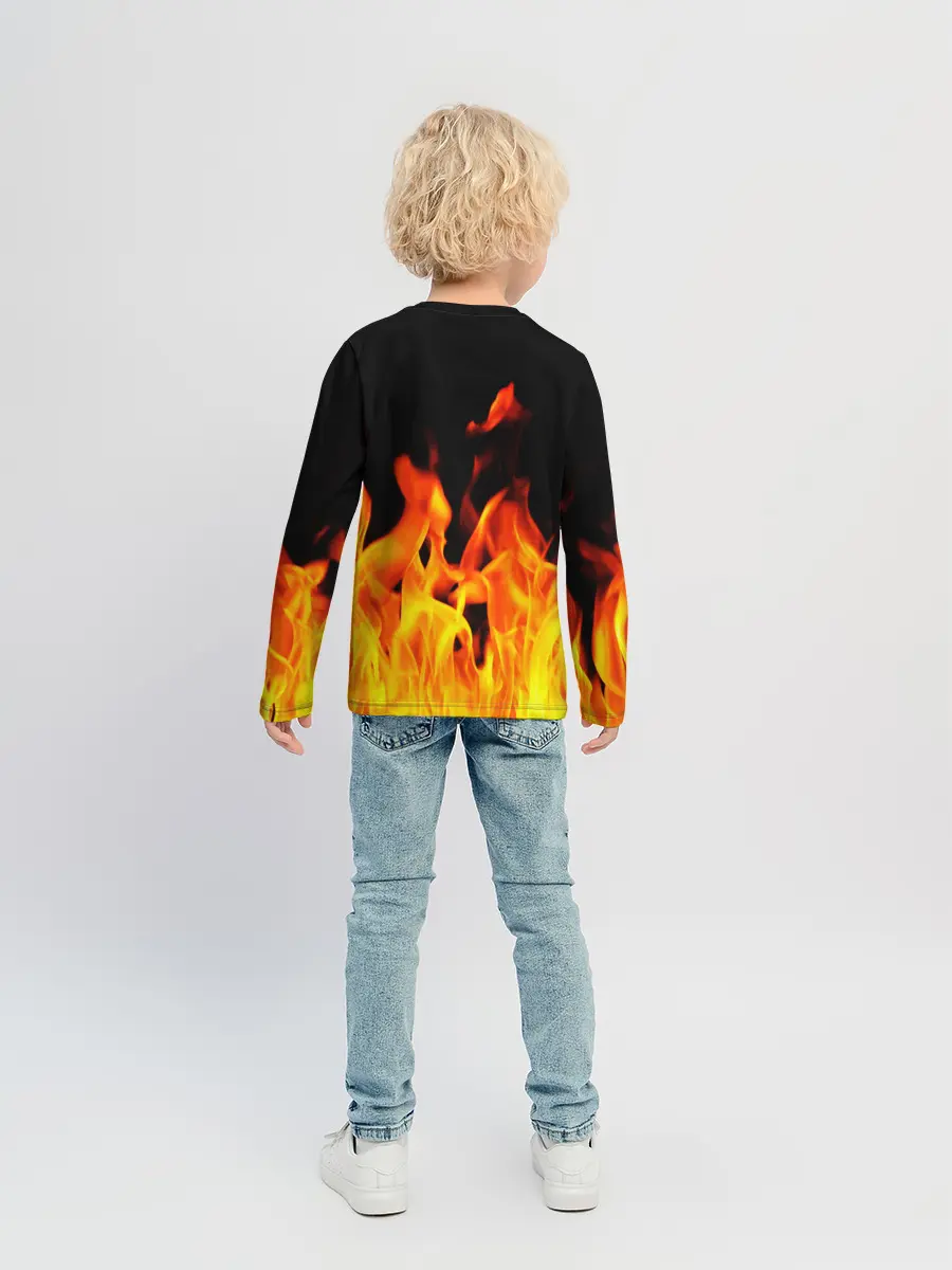 Детский лонгслив / ОГНЕННЫЙ