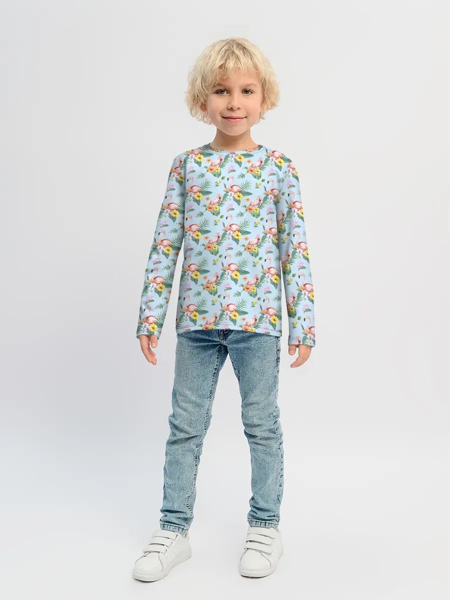 Детский лонгслив / ФЛАМИНГО