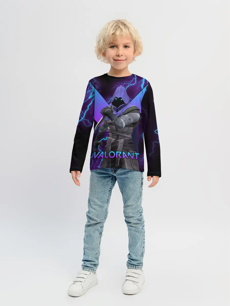 Детский лонгслив / VALORANT OMEN