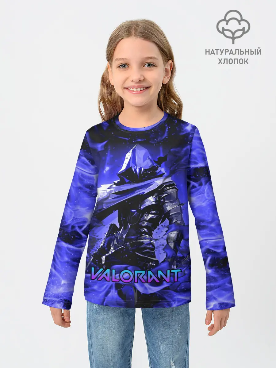 Детский лонгслив / VALORANT OMEN