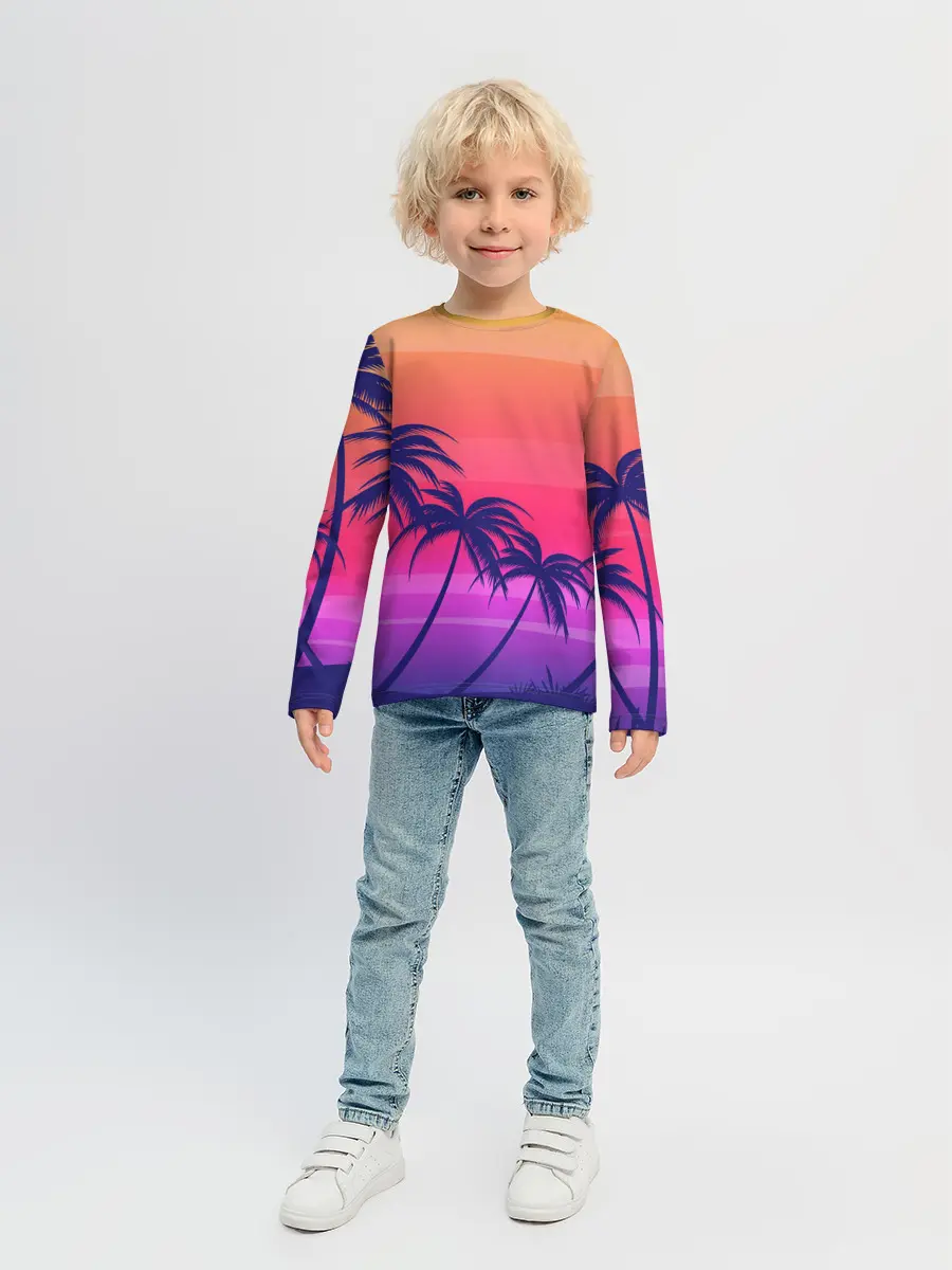 Детский лонгслив / Очеровательный закат