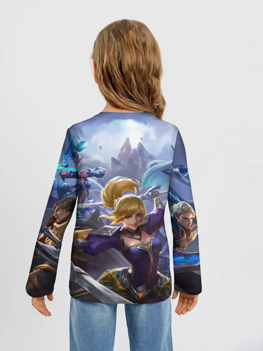 Детский лонгслив / mobile legends