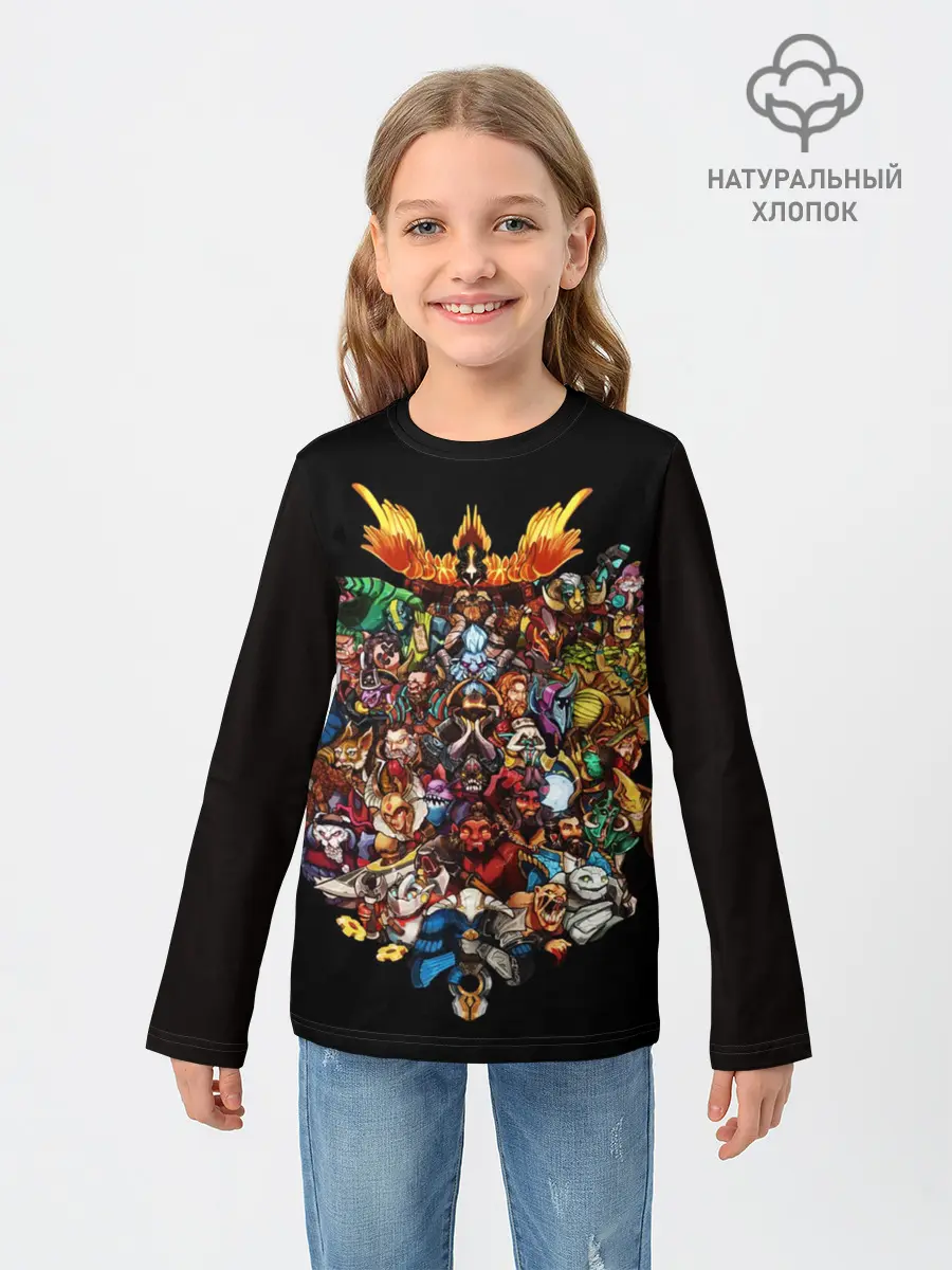 Детский лонгслив / Все герои | Dota 2