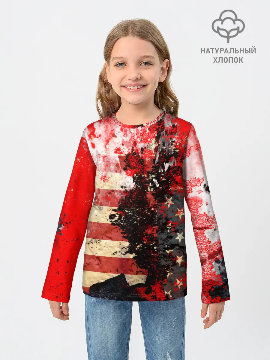 Детский лонгслив / США