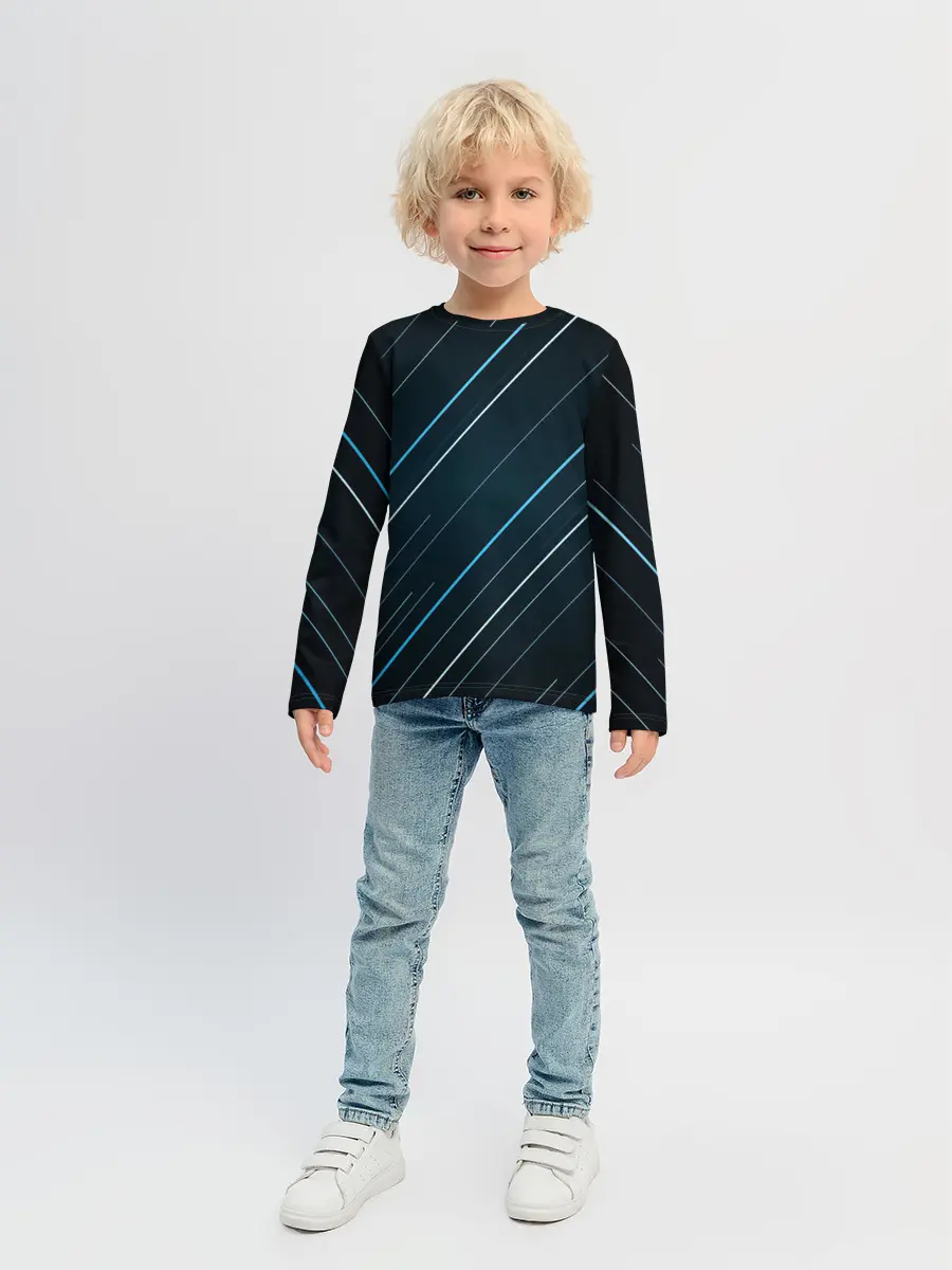 Детский лонгслив / Абстракция