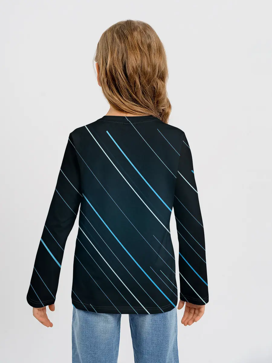 Детский лонгслив / Абстракция