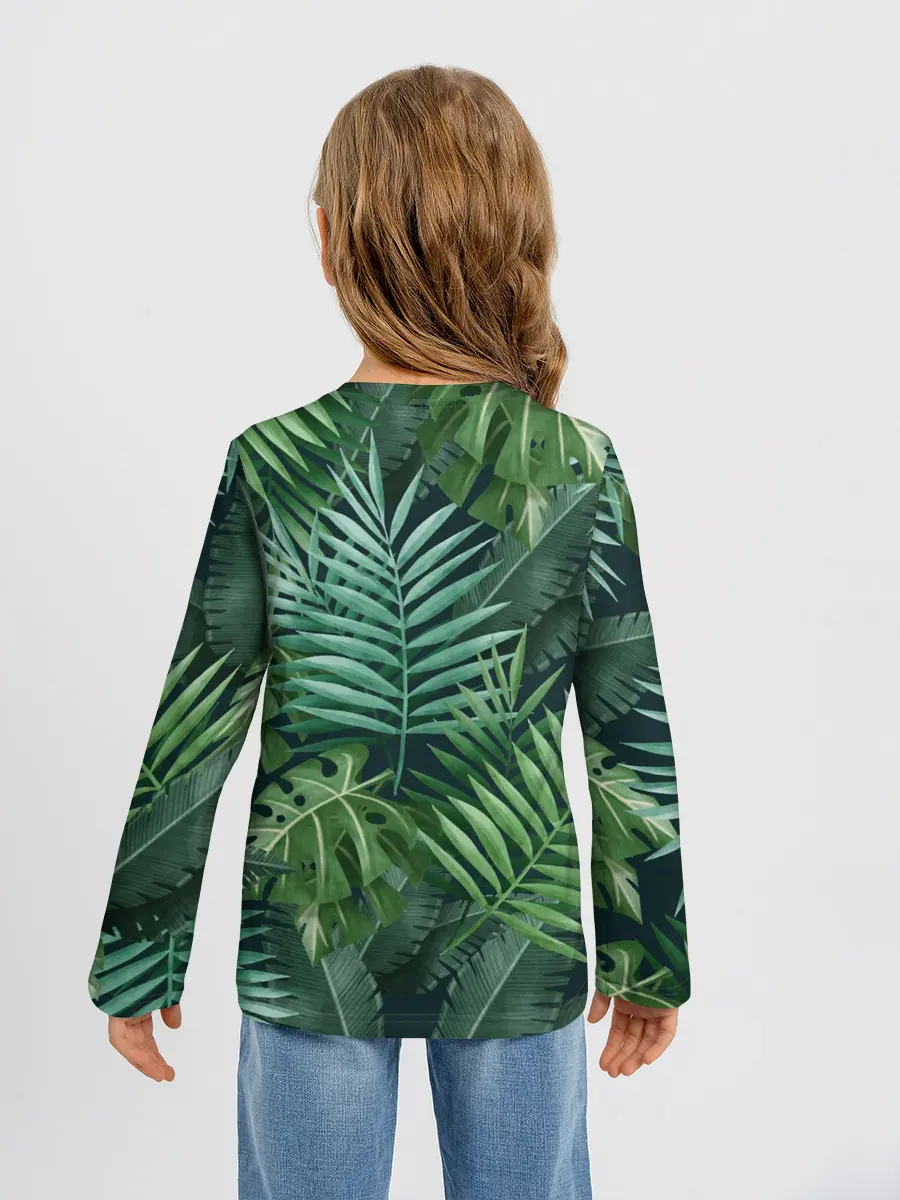 Детский лонгслив / Тропики