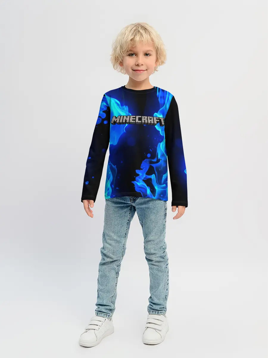 Детский лонгслив / MINECRAFT