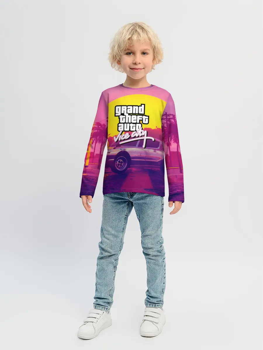Детский лонгслив / GTA Vice city